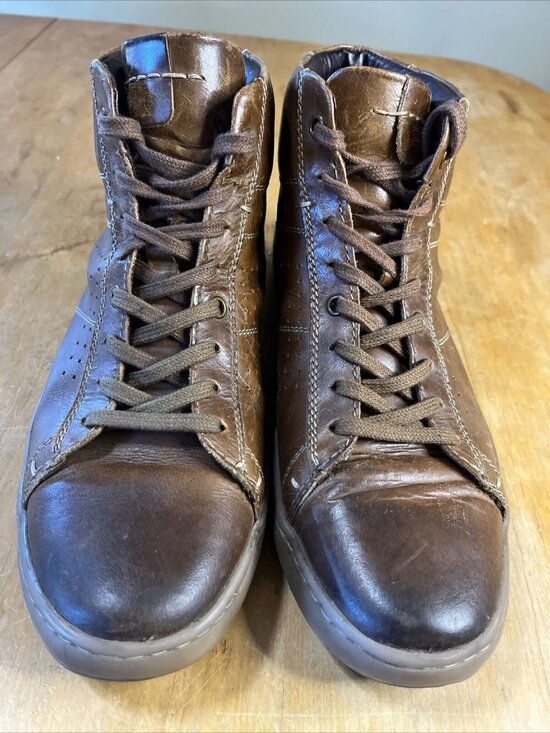 Roan Roost men\'s burnished leather urban hikers Men’s Sz 10 Excellent condition main image 5
